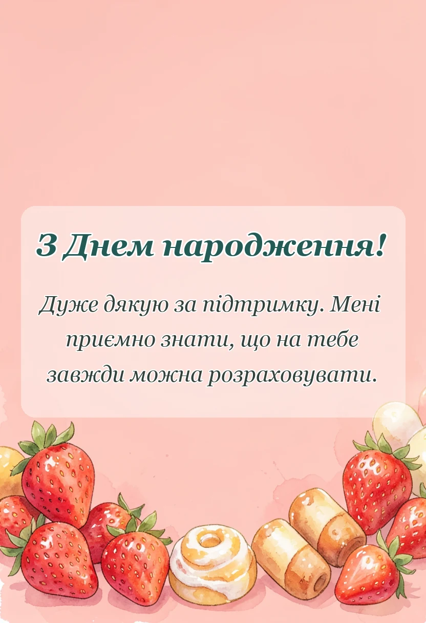 листівка з побажанням - дякую за допомогу