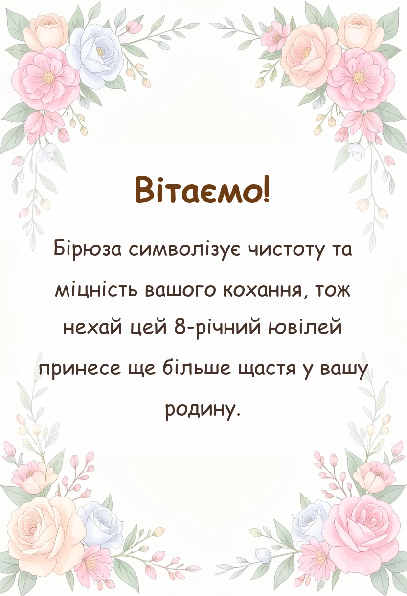унікальна листівка - картинки з бірюзовим весіллям своїми словами
