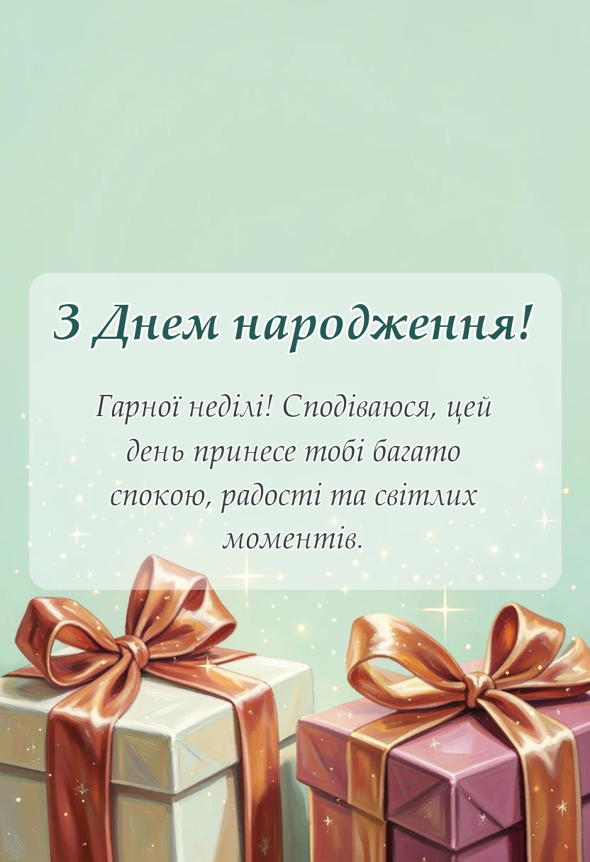 унікальна листівка - гарної неділі картинки українською