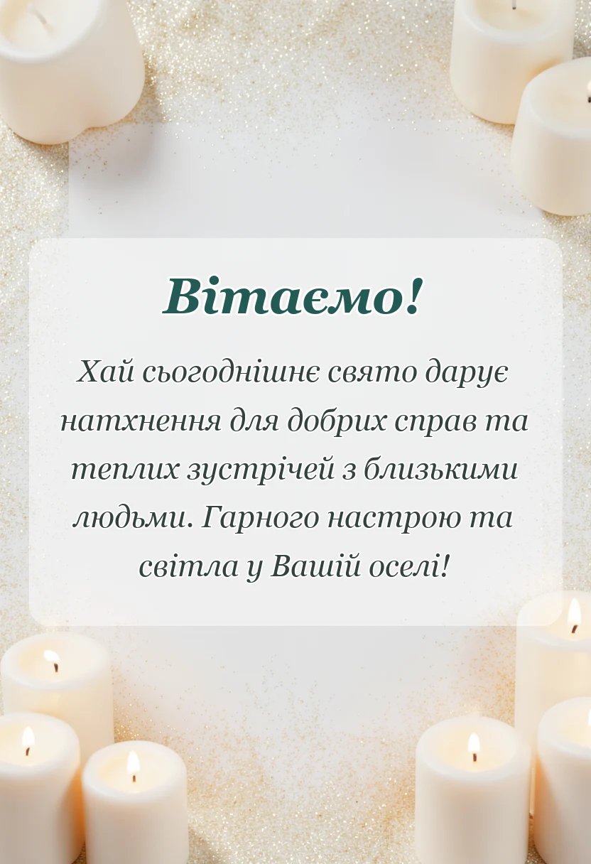 красива листівка: вітання з яблучним спасом