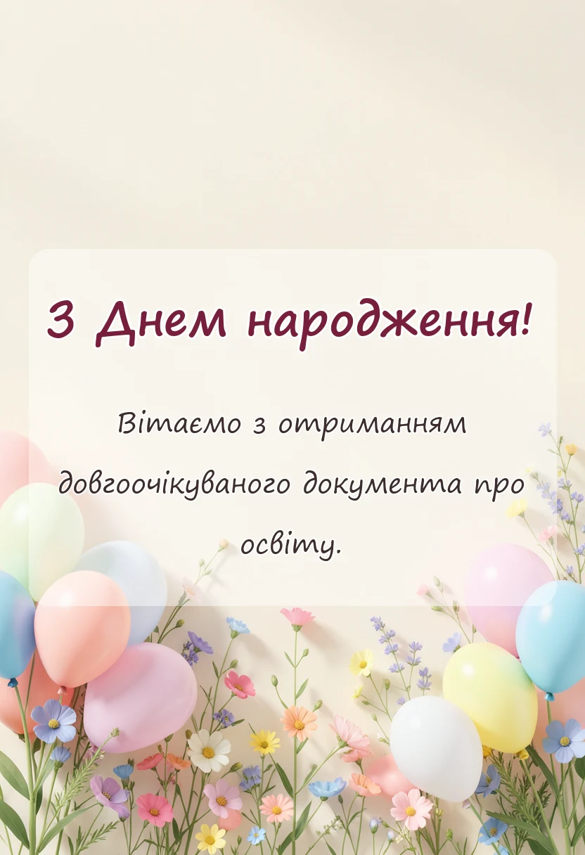унікальна листівка - прикольні привітання для випускників