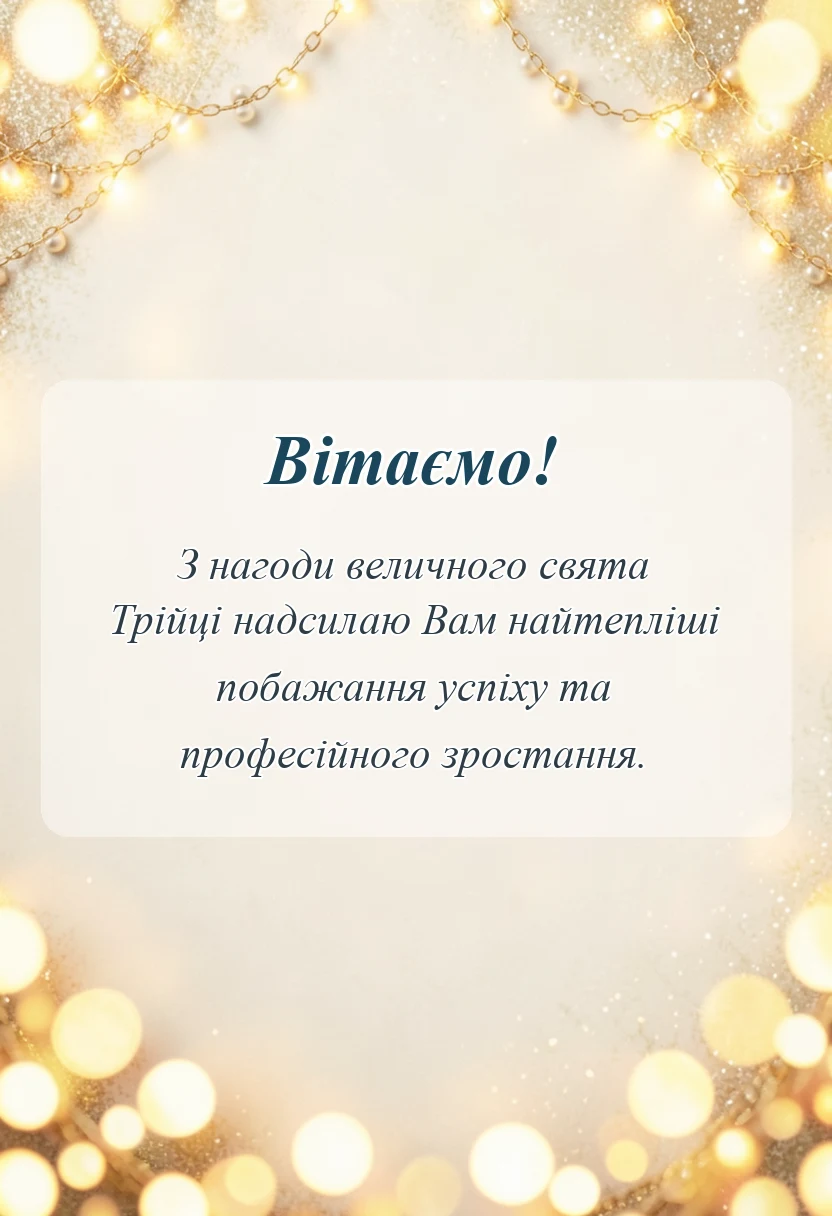 святкова картинка: картинки з трійцею українською