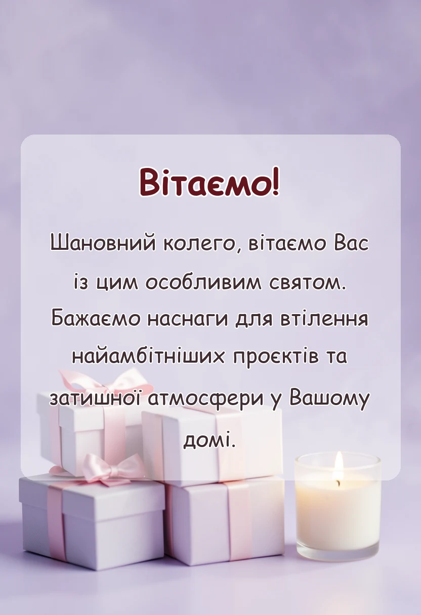 красива листівка: привітання з старим новим роком