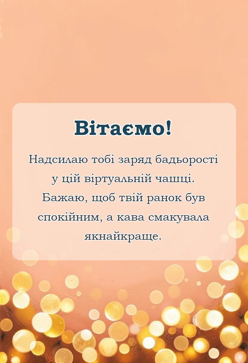 красива листівка: смачної кави доброго ранку картинки
