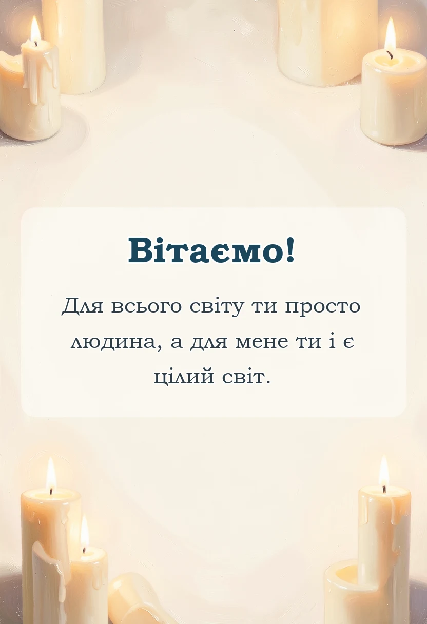 листівка з побажанням - привітання з 8 березня мамі