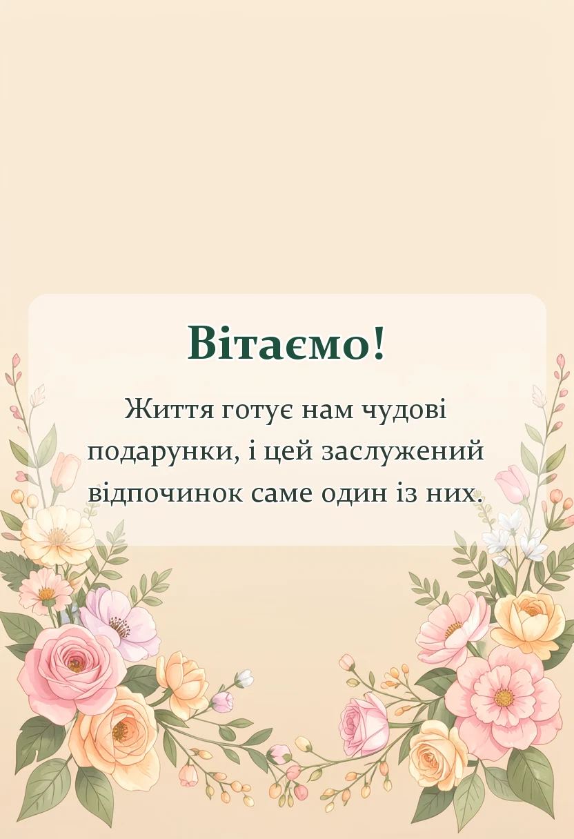 святкова картинка: що бажають при виході на пенсію