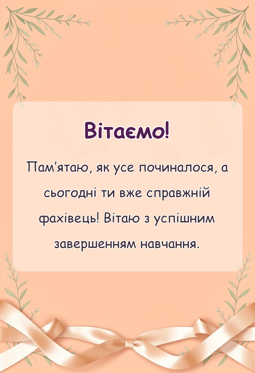 красива листівка: картинки з отриманням диплому своїми словами