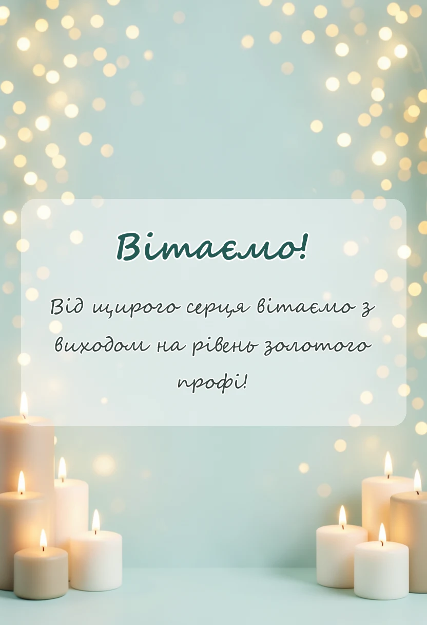 вітальна листівка - золоте весілля привітання