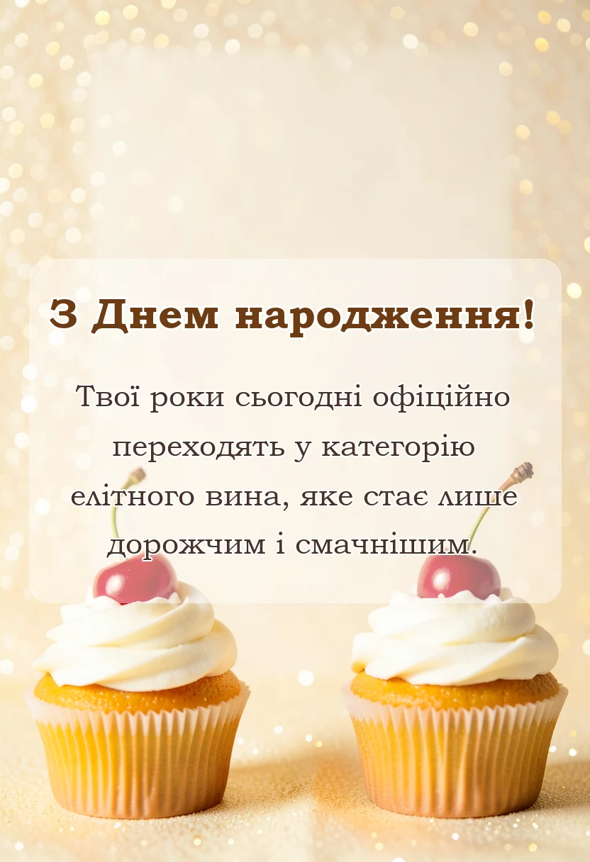 вітальна листівка - побажання на ювілей