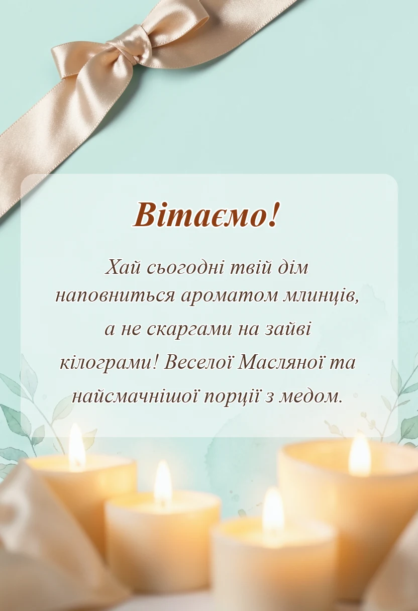 красива листівка: масляна картинки українською