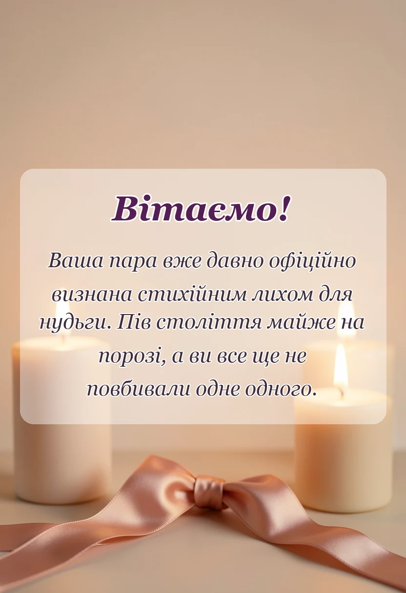 красива листівка: привітання з 45 років весілля своїми словами