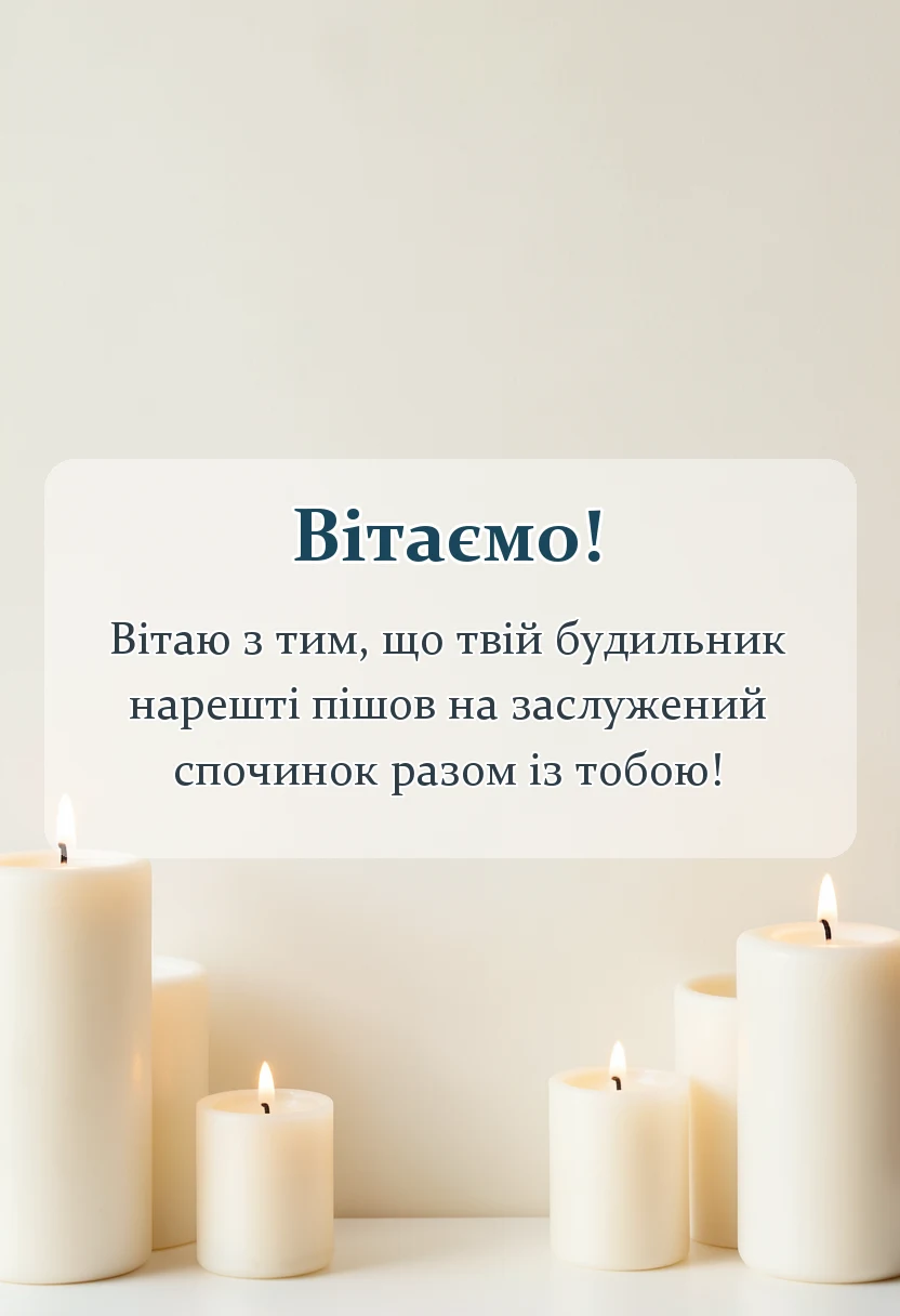 листівка з побажанням - що бажають при виході на пенсію