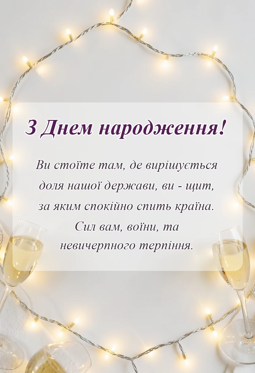 унікальна листівка - побажання воїнам україни