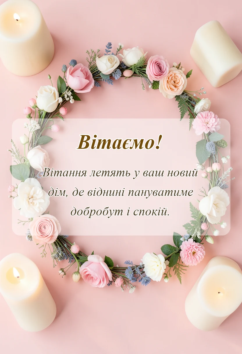 вітальна листівка - прикольні привітання з новосіллям